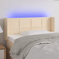 VidaXL 3124059 tête de lit et pied de lit Crème