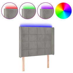 VidaXL 3124078 tête de lit et pied de lit Gris clair