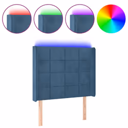 VidaXL 3124082, Bleu foncé, Polyester, Bois, 830 mm, 118 cm, 128 cm, 160 mm