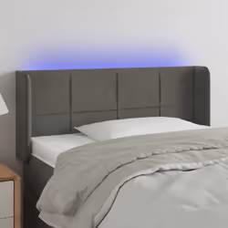 VidaXL 3124097 tête de lit et pied de lit Gris foncé