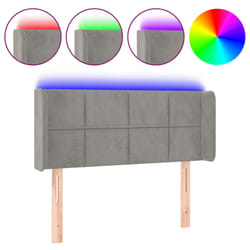 VidaXL 3124102 tête de lit et pied de lit Gris clair