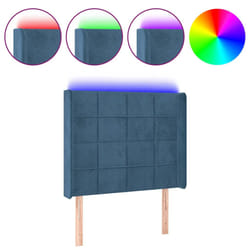 VidaXL 3124106 tête de lit et pied de lit Bleu foncé
