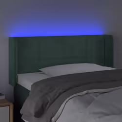 VidaXL 3124111 tête de lit et pied de lit Vert foncé - Vue supplémentaire 4