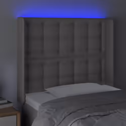 VidaXL 3124130 tête de lit et pied de lit Gris - Vue supplémentaire 4