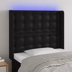 VidaXL 3124132 tête de lit et pied de lit Noir
