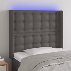 VidaXL 3124154 tête de lit et pied de lit Gris