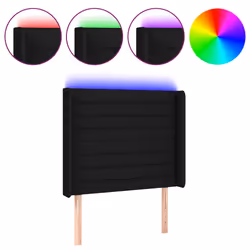 VidaXL 3124212, Noir, Polyester, Bois, 2030 mm, 118 cm, 128 cm, 160 mm