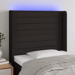 VidaXL 3124212 tête de lit et pied de lit Noir