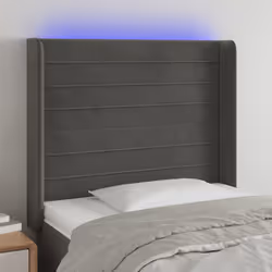 VidaXL 3124225 tête de lit et pied de lit Gris foncé