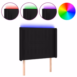 VidaXL 3124278, Noir, Polyester, Bois, 1030 mm, 118 cm, 128 cm, 160 mm