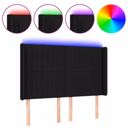 VidaXL 3124286, Noir, Polyester, Bois, 1470 mm, 118 cm, 128 cm, 160 mm