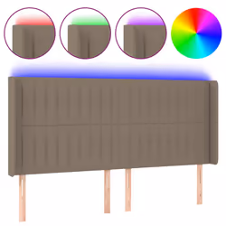 VidaXL 3124296, Taupe, Polyester, Bois, 1630 mm, 118 cm, 128 cm, 160 mm