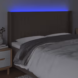 VidaXL 3124304 tête de lit et pied de lit Taupe - Vue supplémentaire 4