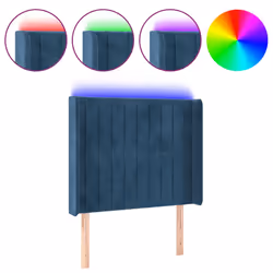 VidaXL 3124320, Bleu foncé, Polyester, Bois, 830 mm, 118 cm, 128 cm, 160 mm