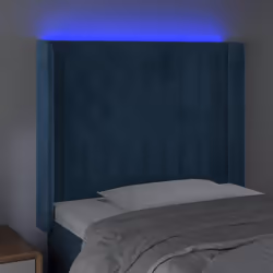 VidaXL 3124326 tête de lit et pied de lit Bleu foncé - Vue supplémentaire 4