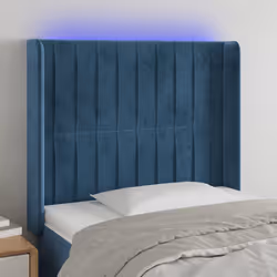 VidaXL 3124332 tête de lit et pied de lit Bleu foncé