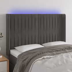 VidaXL 3124335 tête de lit et pied de lit Gris foncé