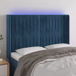 VidaXL 3124338 tête de lit et pied de lit Bleu foncé