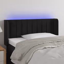 VidaXL 3124342 tête de lit et pied de lit Noir