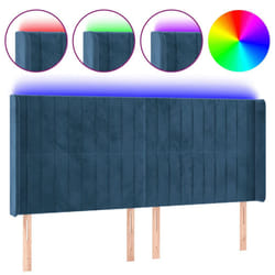 VidaXL 3124350 tête de lit et pied de lit Bleu foncé