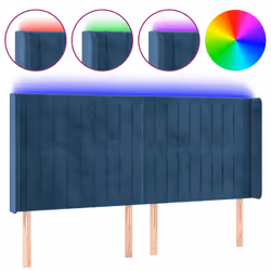 VidaXL 3124356, Bleu foncé, Polyester, Bois, 2030 mm, 118 cm, 128 cm, 160 mm