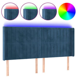 VidaXL 3124356 tête de lit et pied de lit Bleu foncé