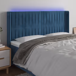 VidaXL 3124356 tête de lit et pied de lit Bleu foncé