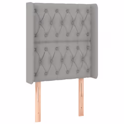 VidaXL 3124358 tête de lit et pied de lit Gris clair