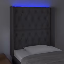 VidaXL 3124359 tête de lit et pied de lit Gris foncé - Vue supplémentaire 4