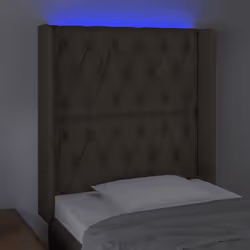 VidaXL 3124362 tête de lit et pied de lit Taupe - Vue supplémentaire 4