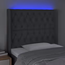 VidaXL 3124375 tête de lit et pied de lit Gris foncé - Vue supplémentaire 4
