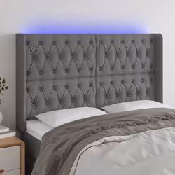 VidaXL 3124383 tête de lit et pied de lit Gris foncé