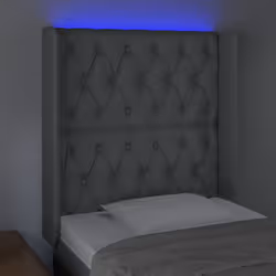 VidaXL 3124390 tête de lit et pied de lit Gris clair - Vue supplémentaire 4
