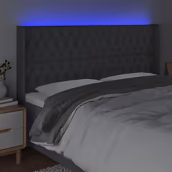 VidaXL 3124399 tête de lit et pied de lit Gris foncé - Vue supplémentaire 4