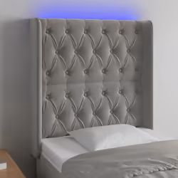 VidaXL 3124414 tête de lit et pied de lit Gris clair