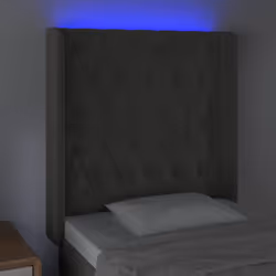 VidaXL 3124415 tête de lit et pied de lit Gris foncé - Vue supplémentaire 4