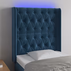 VidaXL 3124418 tête de lit et pied de lit Bleu foncé