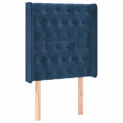 VidaXL 3124418 tête de lit et pied de lit Bleu foncé