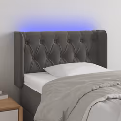 VidaXL 3124421 tête de lit et pied de lit Gris foncé