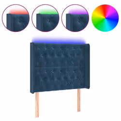 VidaXL 3124424, Bleu foncé, Polyester, Bois, 930 mm, 118 cm, 128 cm, 160 mm
