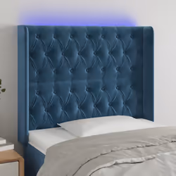 VidaXL 3124424 tête de lit et pied de lit Bleu foncé