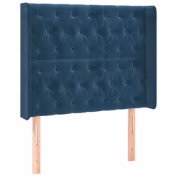 VidaXL 3124424 tête de lit et pied de lit Bleu foncé