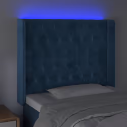 VidaXL 3124430 tête de lit et pied de lit Bleu foncé - Vue supplémentaire 4