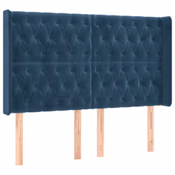 VidaXL 3124436 tête de lit et pied de lit Bleu foncé
