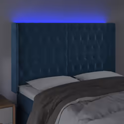 VidaXL 3124436 tête de lit et pied de lit Bleu foncé - Vue supplémentaire 4