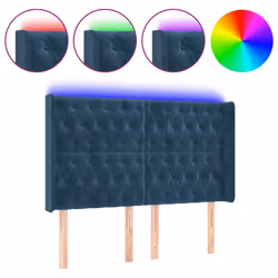 VidaXL 3124442, Bleu foncé, Polyester, Bois, 1630 mm, 118 cm, 128 cm, 160 mm