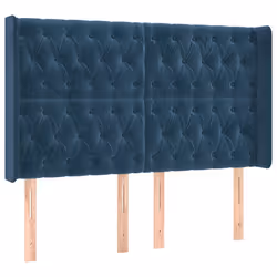 VidaXL 3124442 tête de lit et pied de lit Bleu foncé