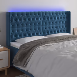 VidaXL 3124448 tête de lit et pied de lit Bleu foncé