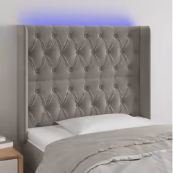 VidaXL 3124450 tête de lit et pied de lit Gris clair