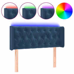 VidaXL 3124454, Bleu foncé, Polyester, Bois, 2030 mm, 118 cm, 128 cm, 160 mm